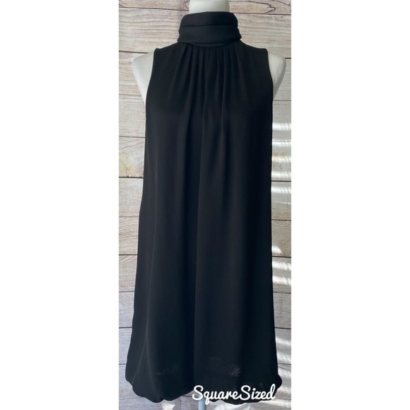 Zara Dresses & Skirts - Zara Basic Black Sleeveless Dress BalloonHem Large
